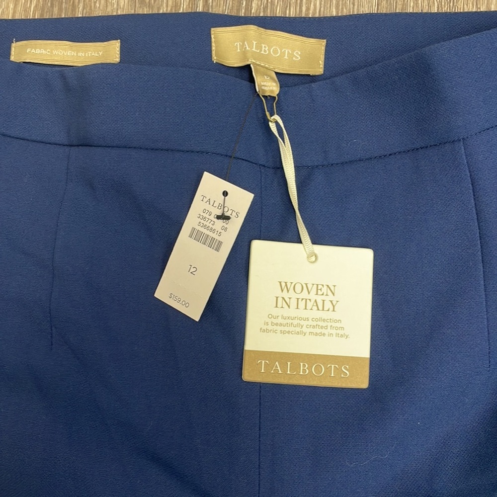 NWT Talbots Cropped Work Pants - Picture 2 of 4